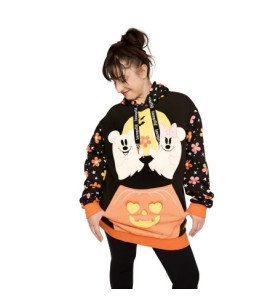 Sweat Hoodies Mickey et Minnie Ghost Halloween - Loungefly