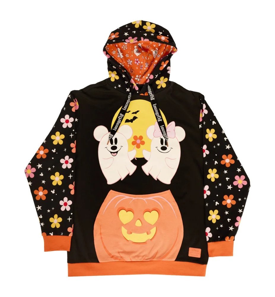 Sweat Hoodies Mickey et Minnie Ghost Halloween - Loungefly