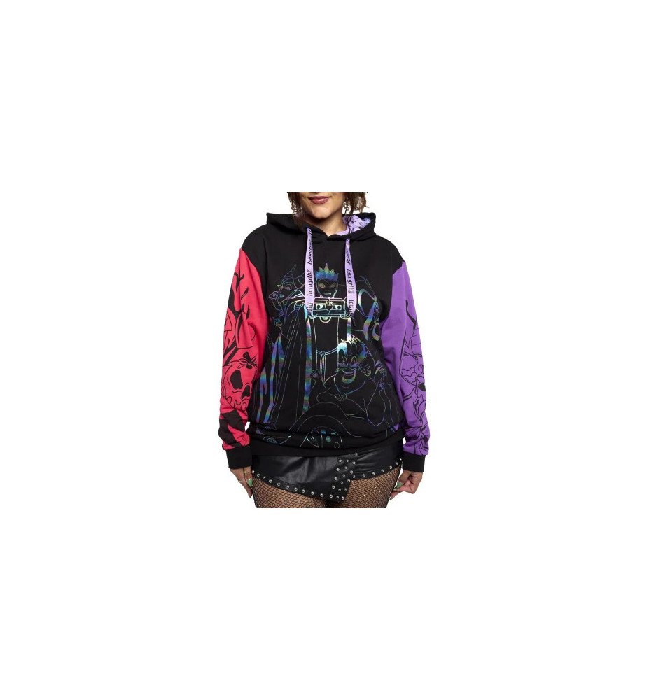 Sweat Hoodies Unisexe Disney Villains color block - Loungefly
