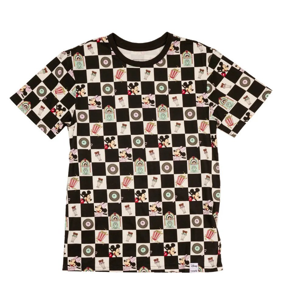 T-shirt Mickey et Minnie Disco - Loungefly