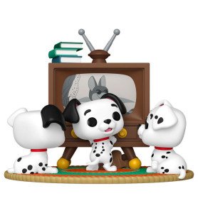 Pop 1664 Rolly, Patch et Lucky devant la télé - Les 101 dalmatiens