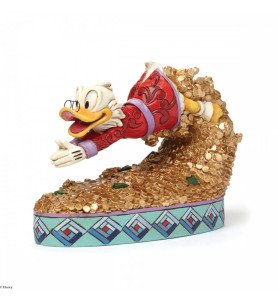 Figurine Picsou plonge dans son or - Disney Traditions