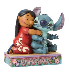 Figurine Lilo et Stitch Ohana Means family - Disney Traditions