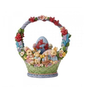 Figurine Panier de Pâques Easter Cheer Found Here - Jim Shore Heartwood creek