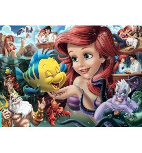 Puzzle 1000 pièces La petite sirène Ariel et ses amis - Ravensburger