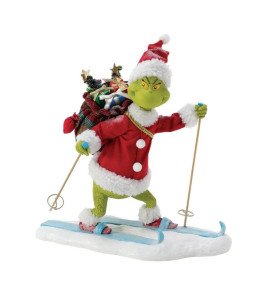 Figurine Le Grinch en ski  - Department 56