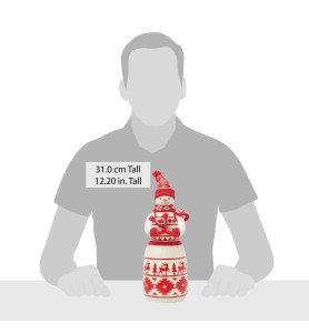 Figurine bonhomme de neige nordique – Jim Shore Heartwood Creek