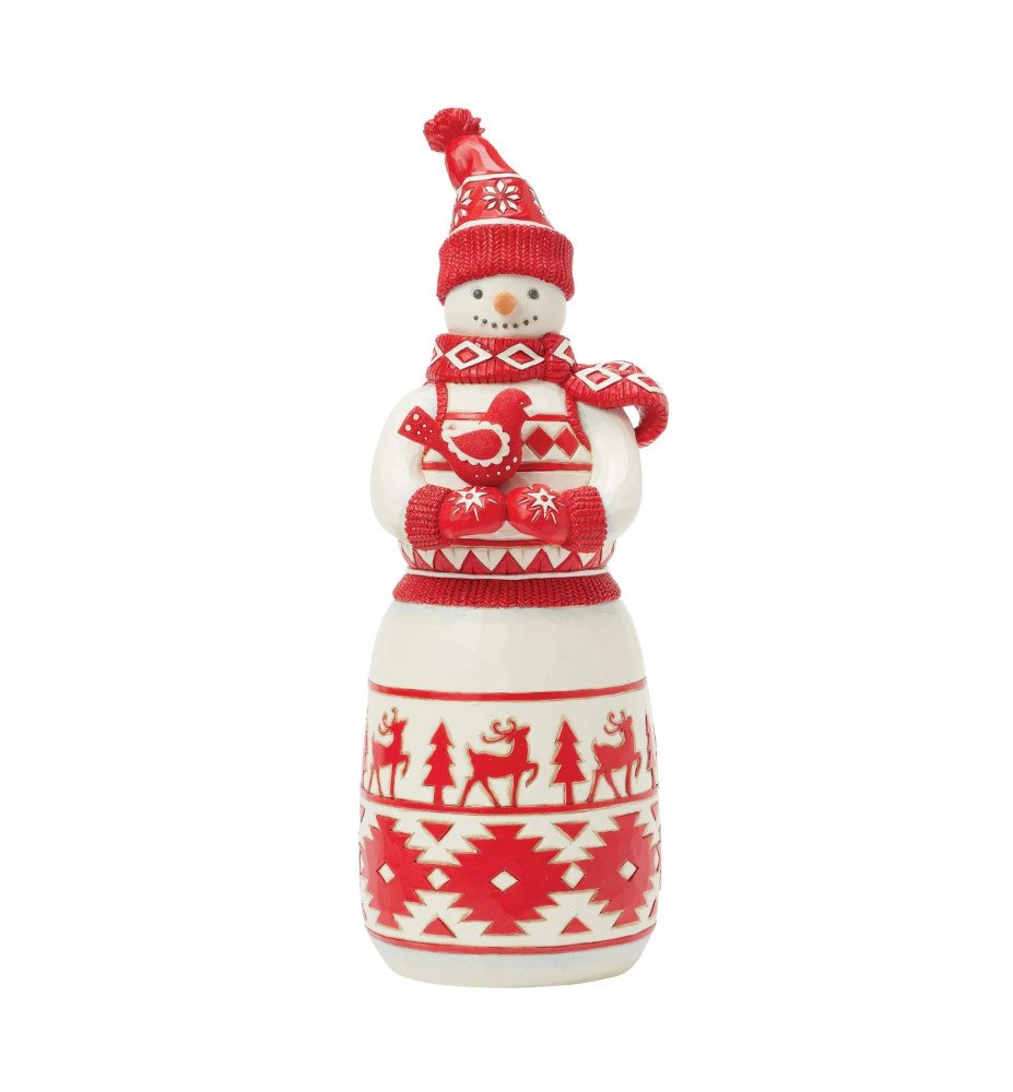 Figurine bonhomme de neige nordique – Jim Shore Heartwood Creek