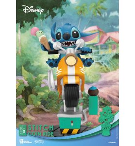 Figurine diorama D- Stage Stitch en moto - Lilo et Stitch