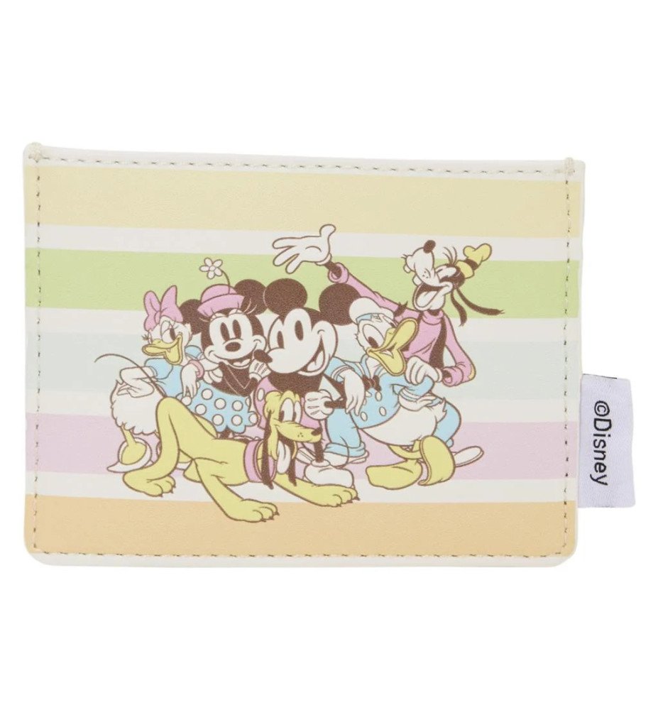 Porte carte Mickey et ses amis Rainbow stripes - Loungefly
