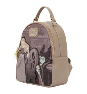 Sac à dos La Belle au bois dormant et Maléfique Spinning Wheel- Loungefly