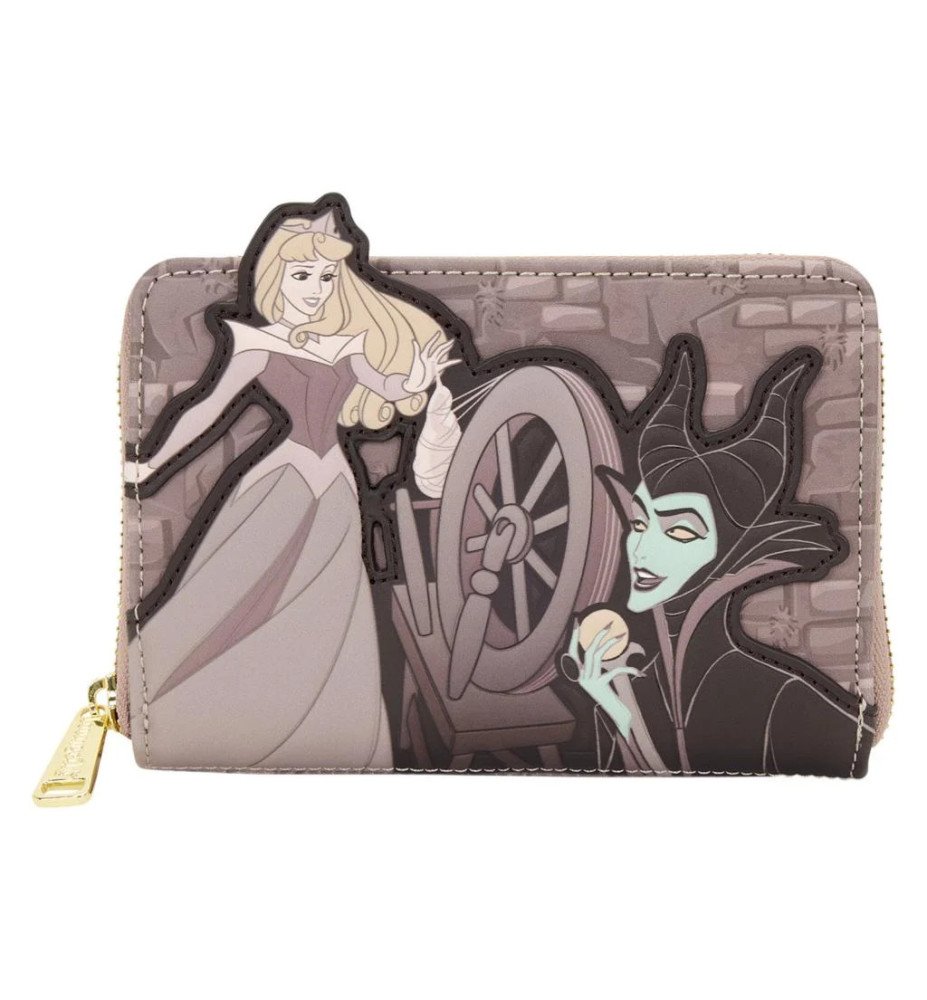 Portefeuille La Belle au bois dormant et Maléfique Spinning Wheel- Loungefly
