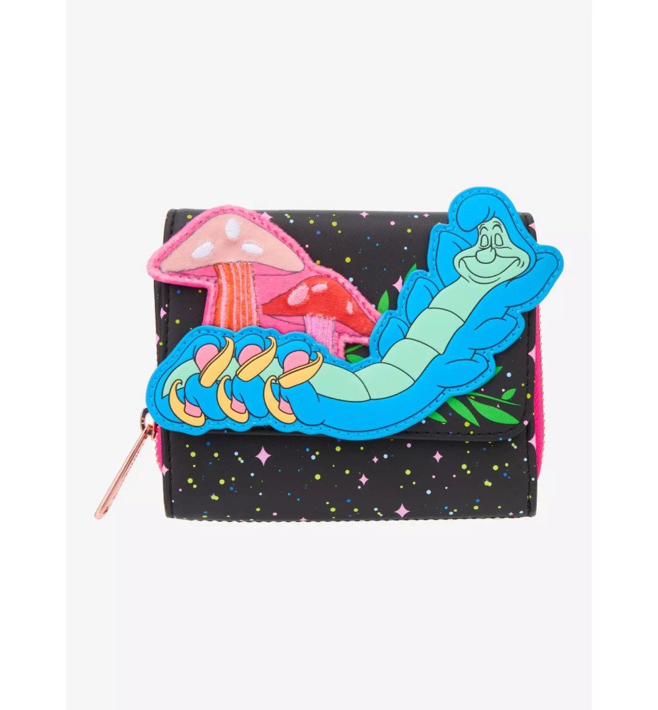 Portefeuille Exclu The Neverland Disney Alice et Absolem Alice aux pays des merveilles - Loungefly