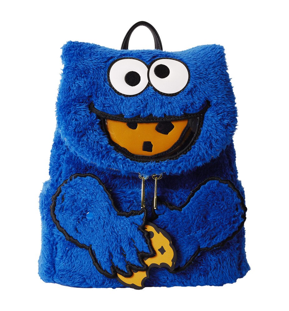 Sac à dos Sesame street Cookie Monster Plush - Loungefly