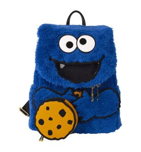 Sac à dos Sesame street Cookie Monster Plush - Loungefly