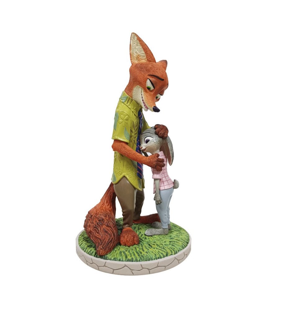 Figurine Nick et Judy Zootopie Hug me - Disney Showcase