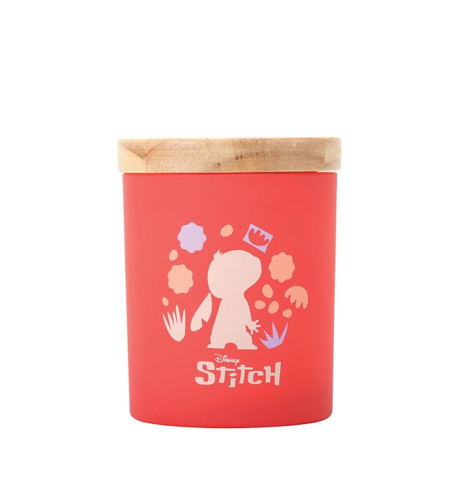 Bougie Stitch au parfum de Frangipanier et de Litchi - Disney Home Fragrance