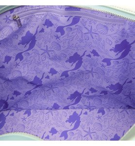 Tote Bag with Coin Bag The Little Mermaid Ariel & Flounder - Loungefly