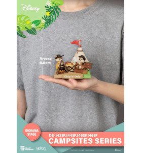 Figurine diorama D- Stage Tic et Tac au camping - Tic et Tac