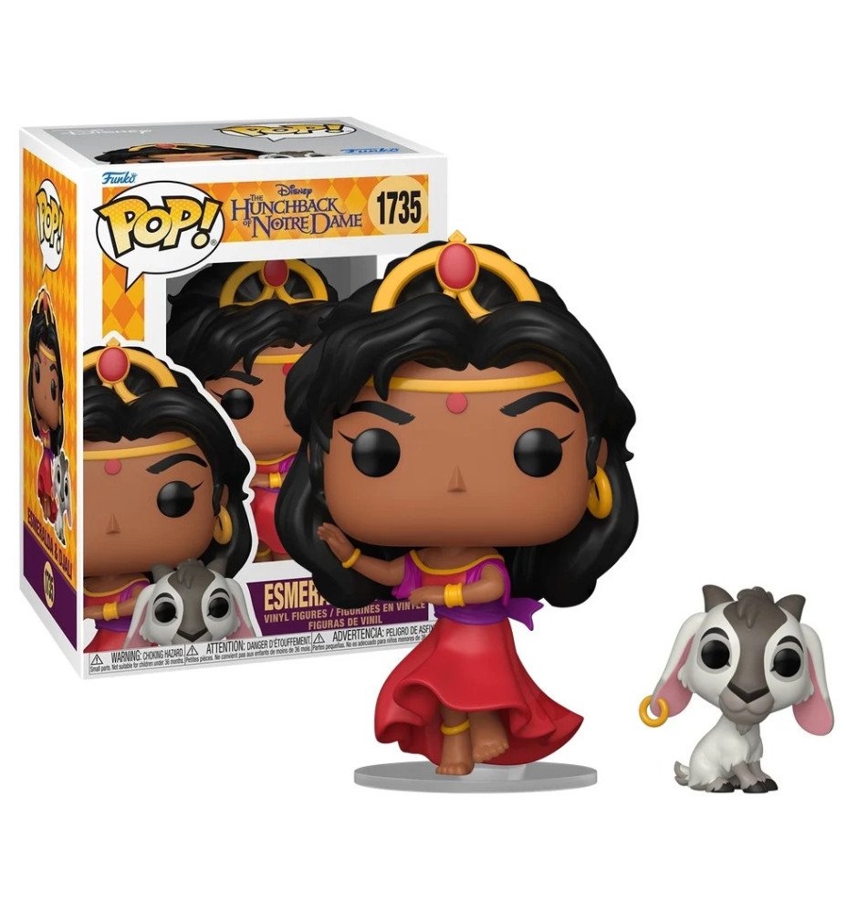 Pop 1735 Esmeralda et Djali - Le Bossu de Notre Dame