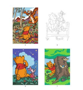 Livre de coloriage mystères Spécial Winnie l'ourson - Hachette
