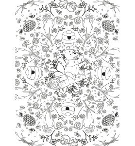 Livre de coloriage mystères Spécial Winnie l'ourson - Hachette