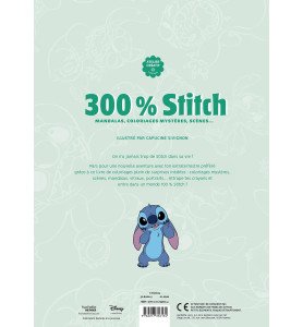 Livre coloriages 300 % Stitch - Hachette