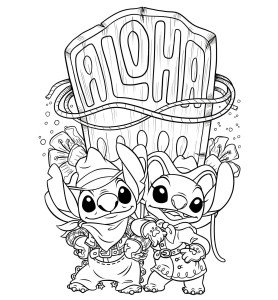 Livre coloriages 300 % Stitch - Hachette