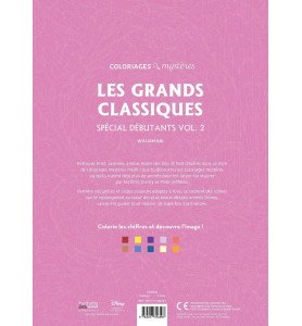 Livre de coloriage Les grands classiques spécial débutant Tome 2 - Hachette