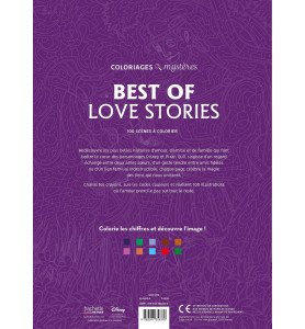 Livre de coloriage Mystères Best of Love Stories - Hachette