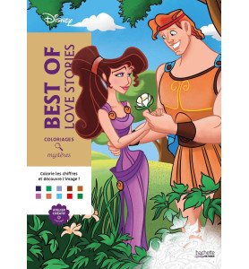Livre de coloriage Mystères Best of Love Stories - Hachette