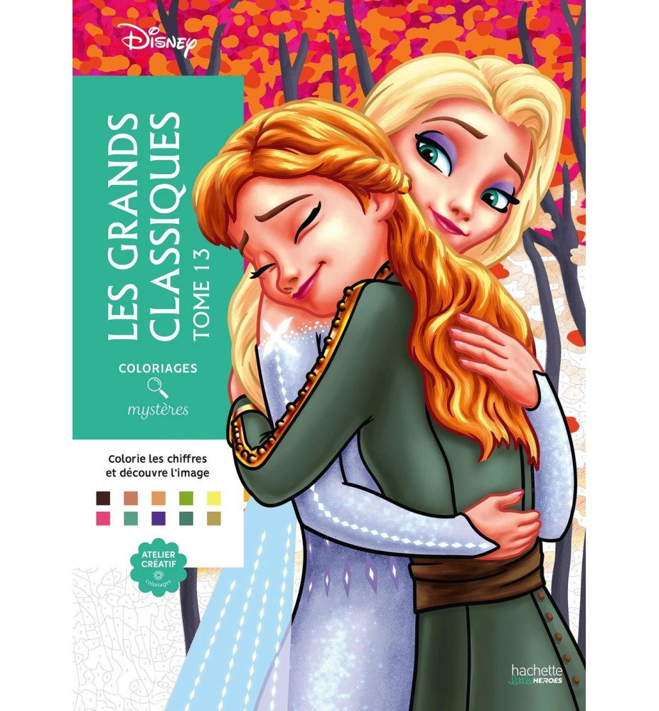 Livre de coloriage Mystères grands classiques Tome 13 - Hachette