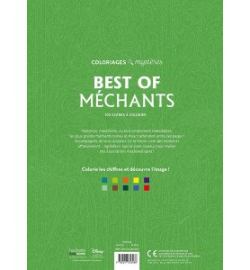 Livre de coloriage Mystères Best of Love Méchants - Hachette