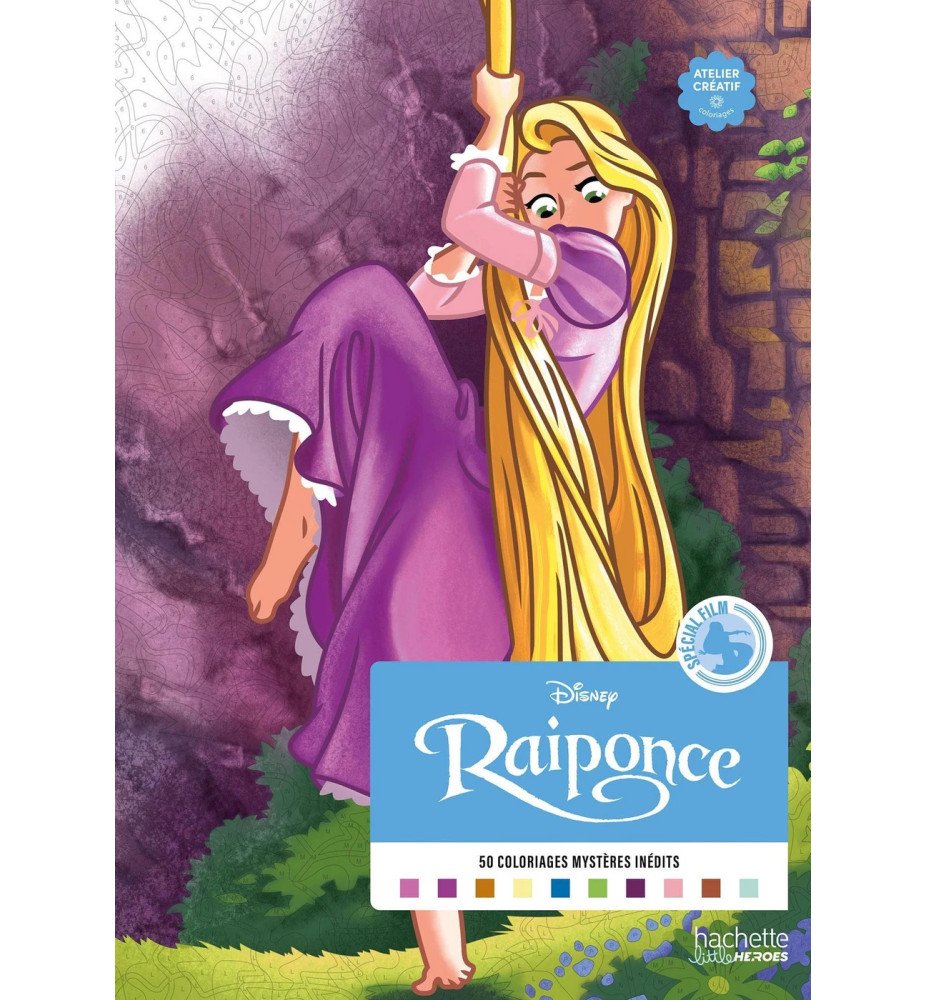 Livre de coloriage mystères Spécial Raiponce - Hachette