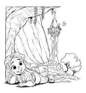 Livre coloriages grand carrés Adorables Petites Poupées - Hachette