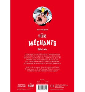 Livre de coloriage  Mini bloc Méchants - Hachette