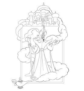 Livre de coloriage  Mini bloc Méchants - Hachette