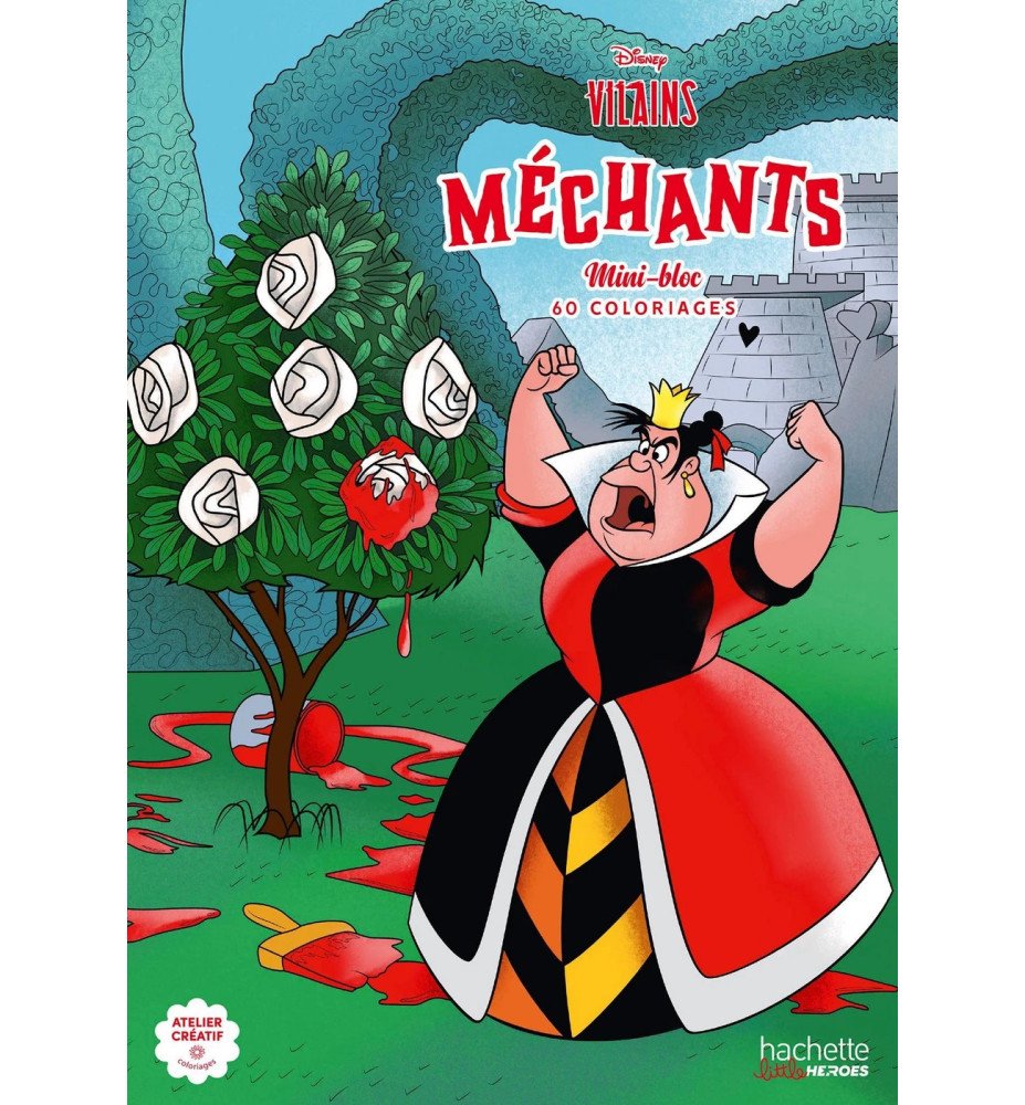 Livre de coloriage  Mini bloc Méchants - Hachette