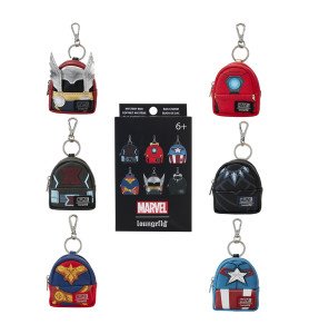 Porte Clés Mystères Marvel Avengers Cosplay mini sac à dos - Loungefly