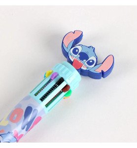 Stylo bille 10 couleurs Stitch et Angel - Lilo et Stitch