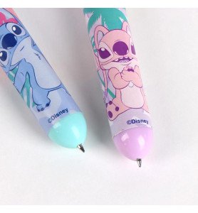 Stylo bille 10 couleurs Stitch et Angel - Lilo et Stitch