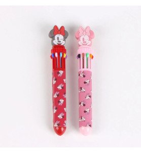 Stylo bille 10 couleurs Minnie Mouse - Mickey and Friends