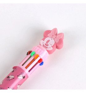 Stylo bille 10 couleurs Minnie Mouse - Mickey and Friends