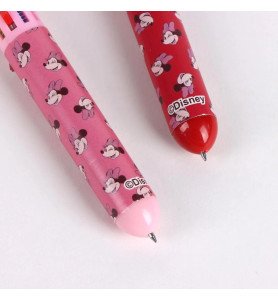 Stylo bille 10 couleurs Minnie Mouse - Mickey and Friends