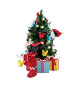Figurine Mickey et Minnie décore le sapin de noël -  Département 56