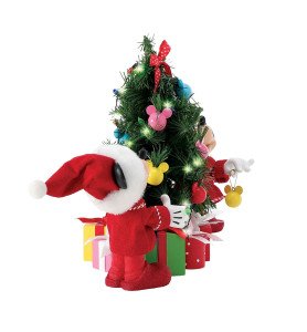 Figurine Mickey et Minnie décore le sapin de noël -  Département 56