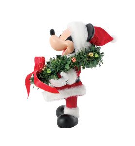 Figurine Mickey et sa couronne de noël -  Département 56