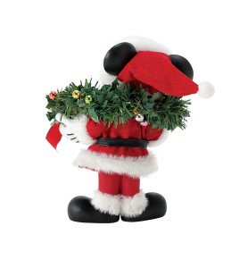 Figurine Mickey et sa couronne de noël -  Département 56