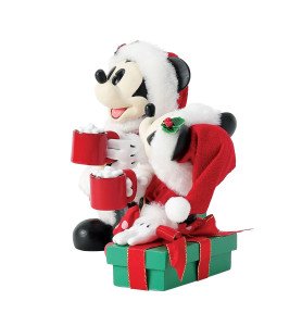 Figurine Mickey et Minnie Cocoa Break - Département 56