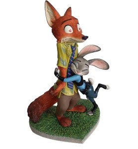 Figurine Nick et Judy Zootopie Saint Valentin - Disney Showcase